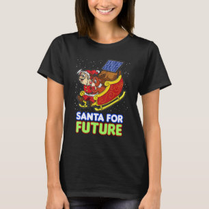 Camiseta Santa Para Futuro Viernes Panel Solar Energía Slei