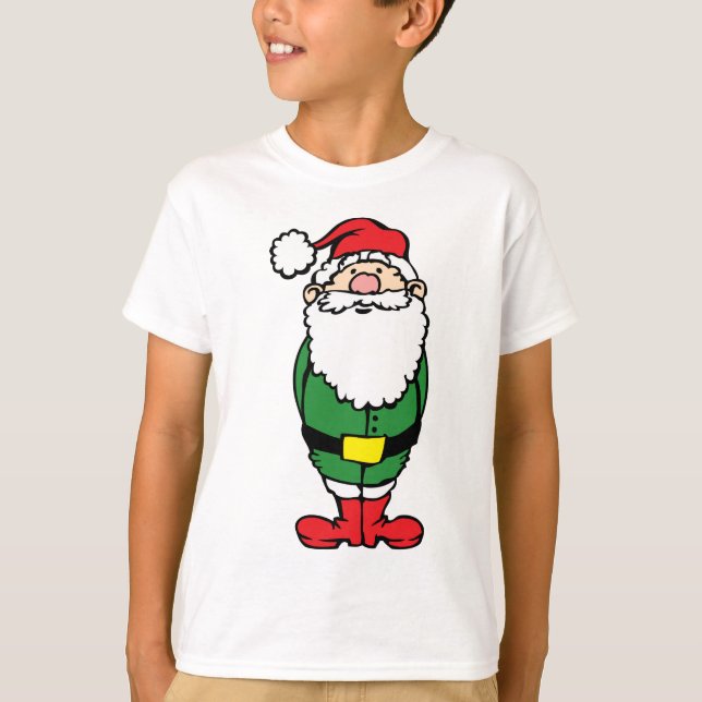 Camiseta Santa para niños (Anverso)