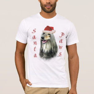 Camiseta Santa Paws afganos