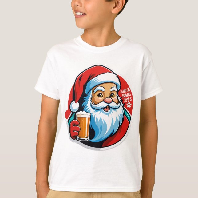 Camiseta Santa Paws Brewing Joy (Anverso)