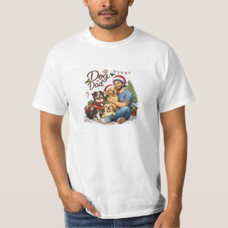 Camiseta Santa Paws Dog Dad – Lindo Perro de Navid