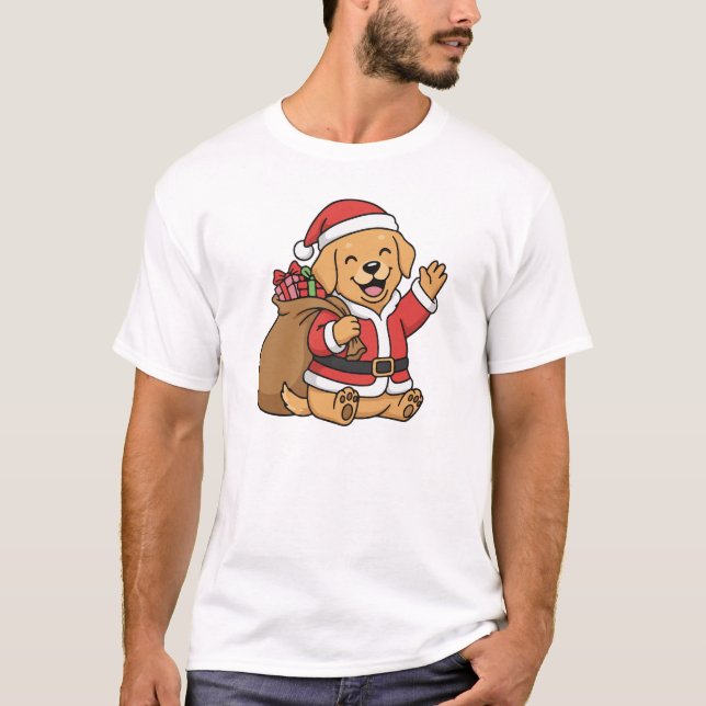 Camiseta Santa Paws Is Coming to Town Dog Christmas Hoodie (Anverso)
