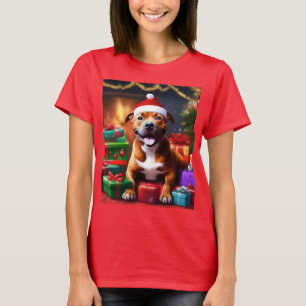 Camiseta "Santa Paws: La sorpresa festiva de un soldado"