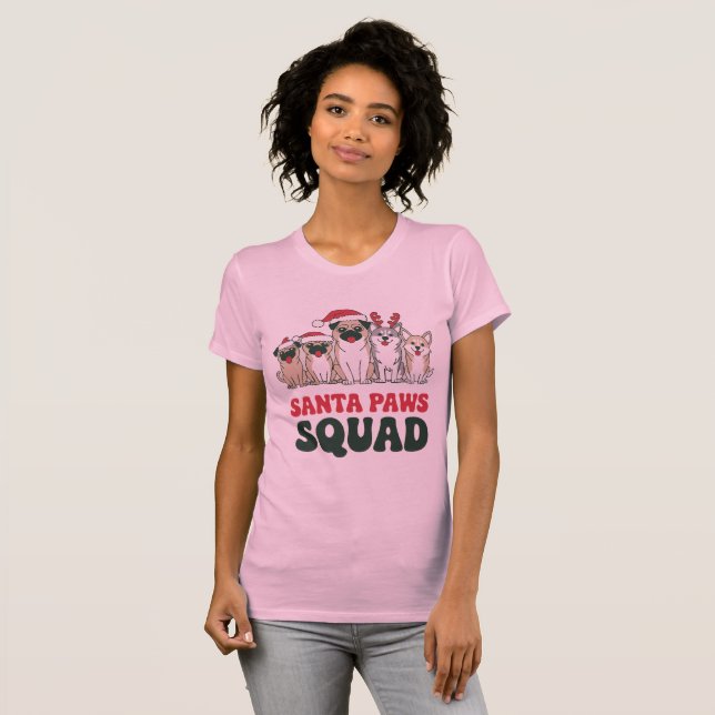 Camiseta Santa Paws Squad Tee (Anverso completo)