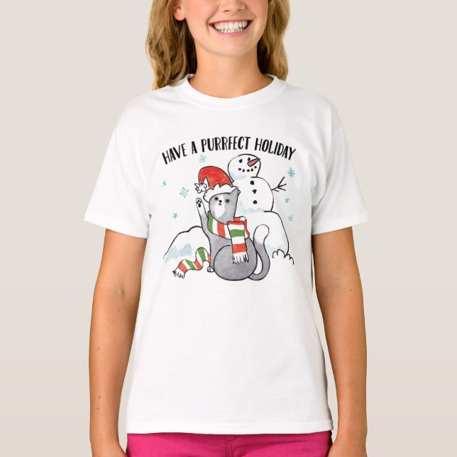Camiseta Santa Paws | Tener unas vacaciones perfectas (Anverso)