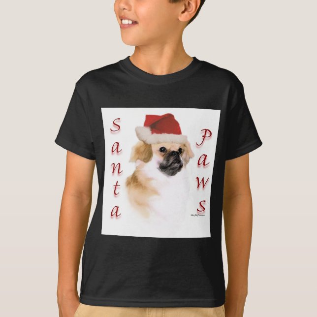 Camiseta Santa Paws tibetano español (Anverso)