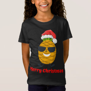 Camiseta Santa Pineapple Merry Christmas Tree Pajama Vacati