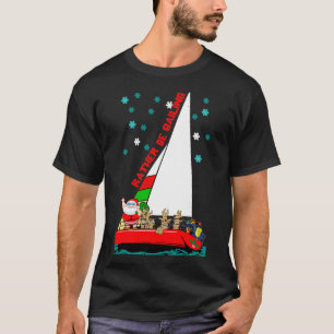Camiseta Santa preferiría navegar en el Clásico de los Navi