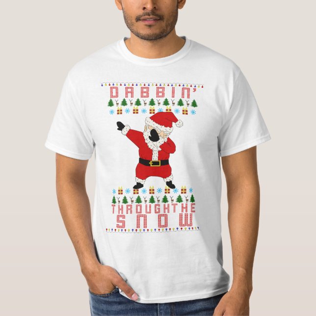 Camiseta Santa que frota (Anverso)