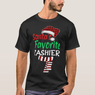 Camiseta Santa Red Navidades de Cajero favorito de Santa