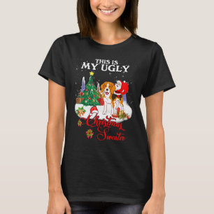 Camiseta Santa Riding Beagle Esta Es Mi Fea Navidad Swea