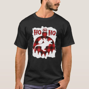 Camiseta Santa Riding Dinosaur Santa Riding T Rex Funny Chr