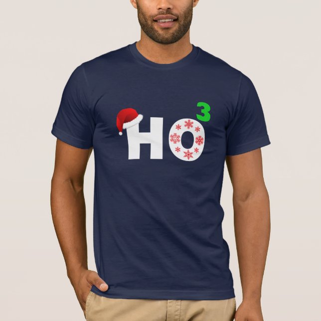 Camiseta santa ríe con navidades (Anverso)