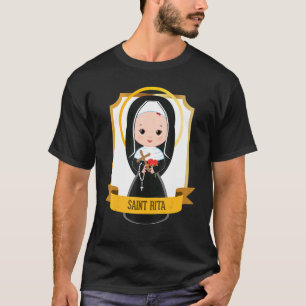 Camiseta Santa Rita De Cascia Oración Católica Patrona Sant