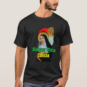 Camiseta Santa Rita de Cascia Oración Católica Santa Patron
