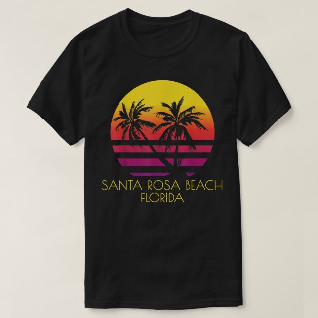 Camiseta Santa Rosa Beach Florida  (Diseño del anverso)