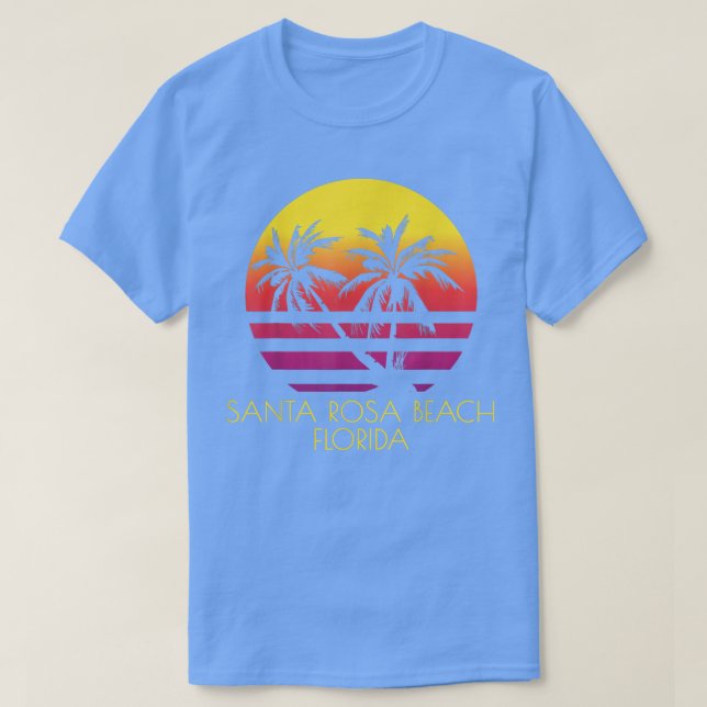 Camiseta Santa Rosa Beach Florida1006  (Diseño del anverso)