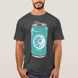 Camiseta Santa Rosa Beach Florida FL Beer Can Soda Pop Can 