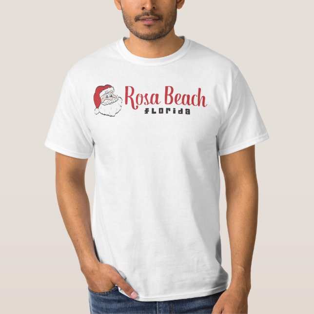 Camiseta Santa Rosa Beach Florida (Santa Claus) (Anverso)