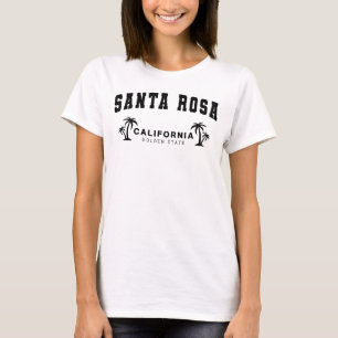 Camiseta Santa Rosa Blanca de Mujeres, California