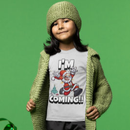 Camiseta Santa Running Xmas Humor Holiday Funny Christmas