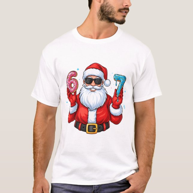 Camiseta Santa’s 6 & 7 Donut Party (Anverso)