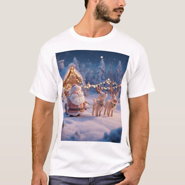 Camiseta Santa’s Cabin Delivery (Anverso)