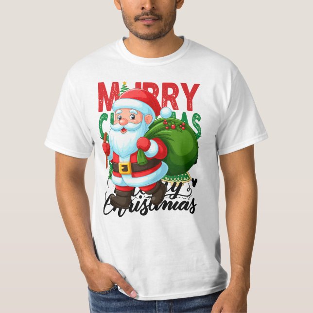 Camiseta Santa’s Christmas Delivery Crew (Anverso)