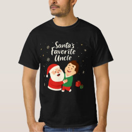 Camiseta Santa’s Favorite Uncle | Cute Family Christmas Des