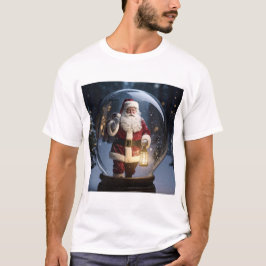 Camiseta Santa’s Lantern – Snow Globe Christmas Magic