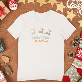 Camiseta Santa’s Team | Matching Family Christmas