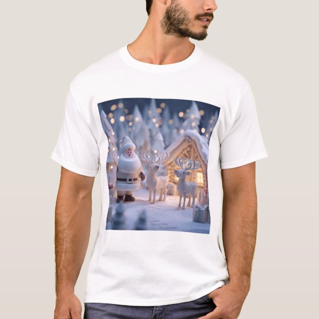 Camiseta Santa’s White Christmas (Anverso)