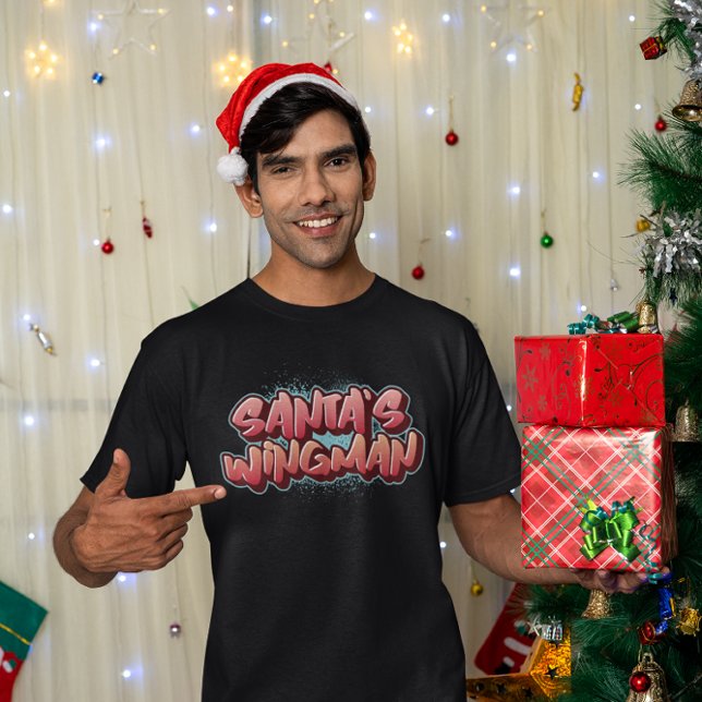 Camiseta Santa’s Wingman Funny Christmas – Holiday Party (Subido por el creador)