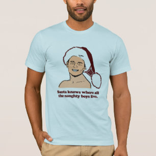 Camiseta Santa sabe dónde viven todos los chicos