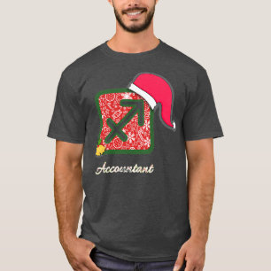 Camiseta Santa Sagittarius Accountant Funny Xx27mas Gift
