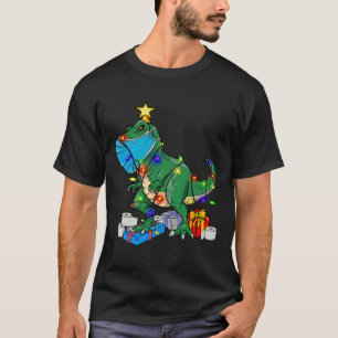 Camiseta Santa Saurus T Rex Navidades Funny Dinosaur xmas S