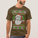 Camiseta Santa Scuba Diving H2O H2O H2O Funny Ugly Christma<br><div class="desc">Santa Scuba Diving H2O H2O H2O Funny Ugly Christmas Sweater .Check out our Scuba diving and snorkeling t shirts selection for the very best in unique or custom,  handmade pieces from our clothing shops.</div>