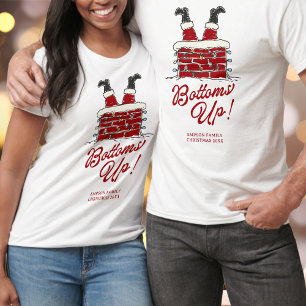 Camiseta Santa Se Llevan Arriba Divertido Pareo Fiesta De V