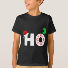 Camiseta santa se ríe de navidad
