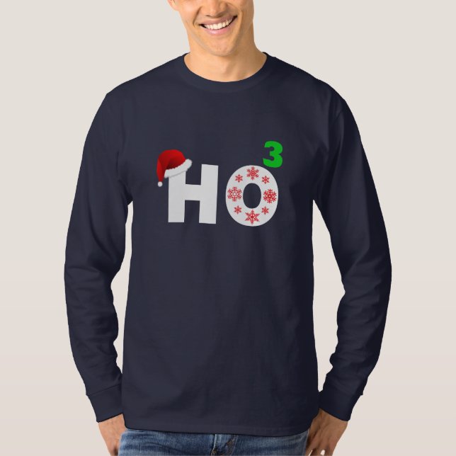 Camiseta santa se ríe de navidad (Anverso)