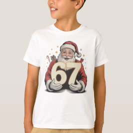 Camiseta Santa Seis Siete 6-7 Meme Viral Navidad