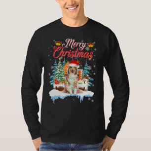 Camiseta Santa Sheltie Perro Feliz Navidad Hombres Mujeres 