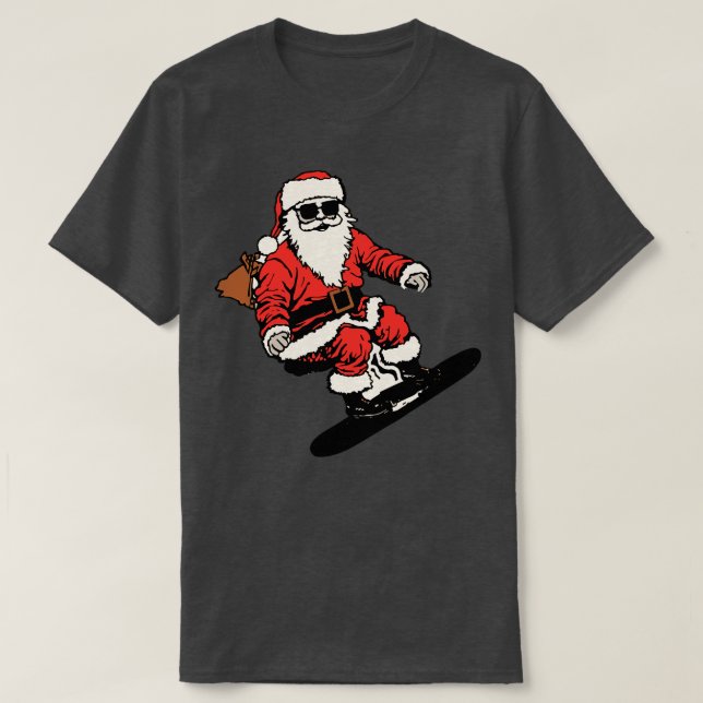 Camiseta santa skate (Diseño del anverso)