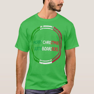 Camiseta Santa skateboarding Christmas Christmas Pajamas me