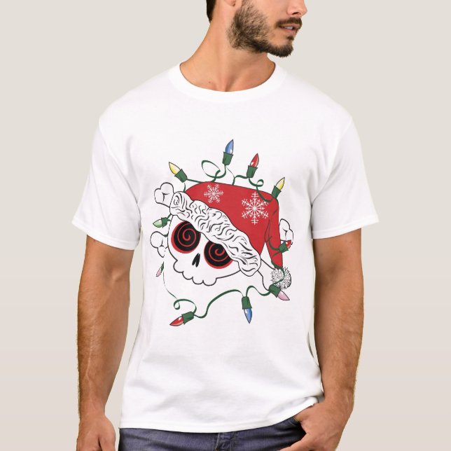 Camiseta Santa Skull (Anverso)