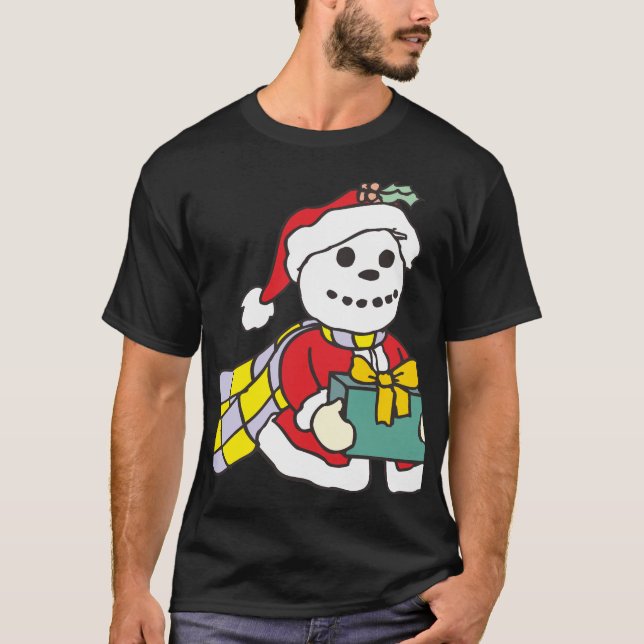 Camiseta santa snowman (Anverso)