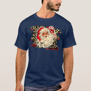 Camiseta Santa Sonrisa amistosa con todos los Navidades