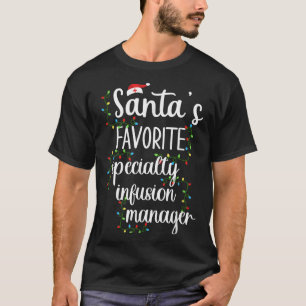 Camiseta Santa Specialty Infusion Manager Funny Christmas M