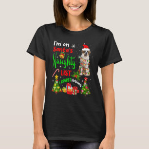 Camiseta Santa St Bernard Estoy en la lista traviesa de San