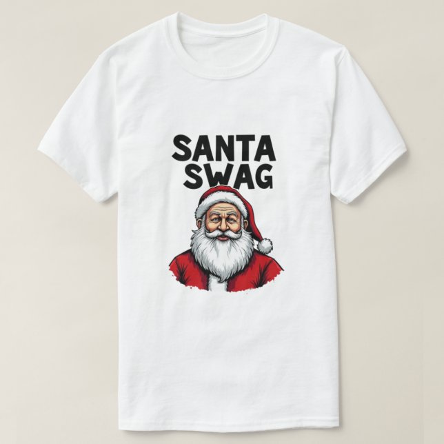 Camiseta Santa Swag - Navidades de Guay vibes diseño de cam (Diseño del anverso)